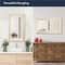 Head West 29.5" Traditional Brushed Nickel Framed Wall Vanity Mirror
